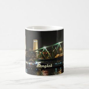Bangkok at night travel coffee mug