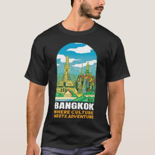 Bangkok City Men Black Shirt