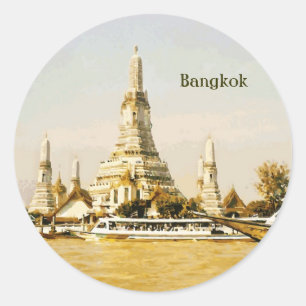 Bangkok Classic Round Sticker