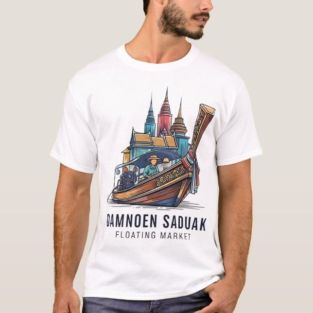 BANGKOK FLOATING MARKET T-Shirt (Front)
