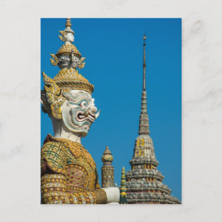 Bangkok Guardian Statue Postcard