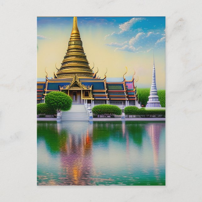 Bangkok is the capital city of Thailand and one of Postcard (Front)