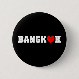 BANGKOK LOVE 6 CM ROUND BADGE