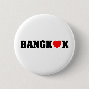 BANGKOK LOVE 6 CM ROUND BADGE