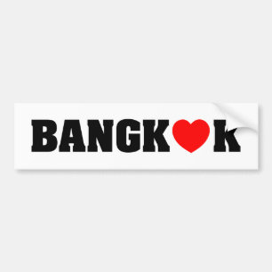 BANGKOK LOVE BUMPER STICKER