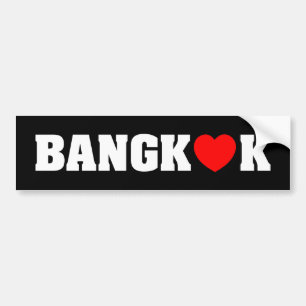 BANGKOK LOVE BUMPER STICKER