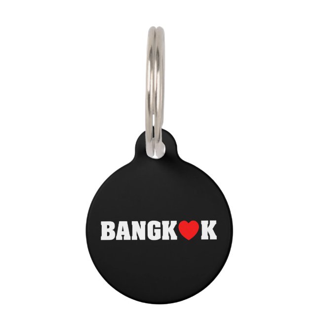 BANGKOK LOVE PET TAG (Front)