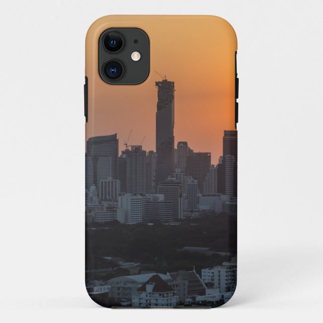 Bangkok skyline sunset panorama Case-Mate iPhone case (Back)