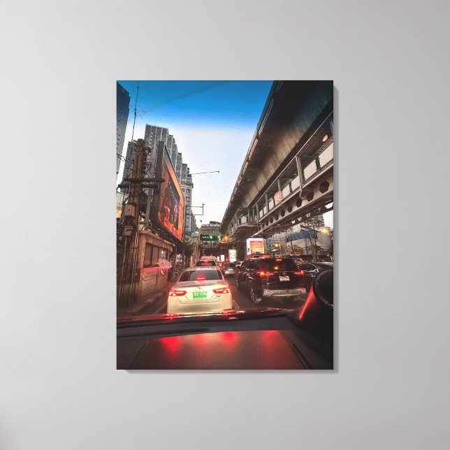 Bangkok still alive photography of life canvas print (Front)