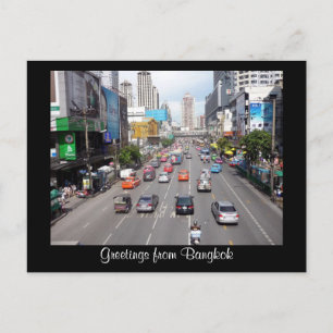 bangkok streets postcard