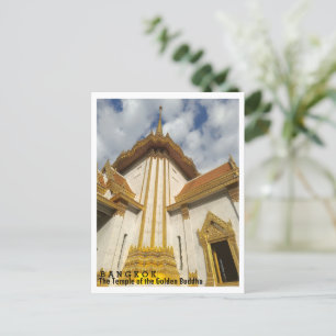 Bangkok, Temple of the Golden Buddha, Thailand Postcard