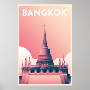 Bangkok Temple Poster