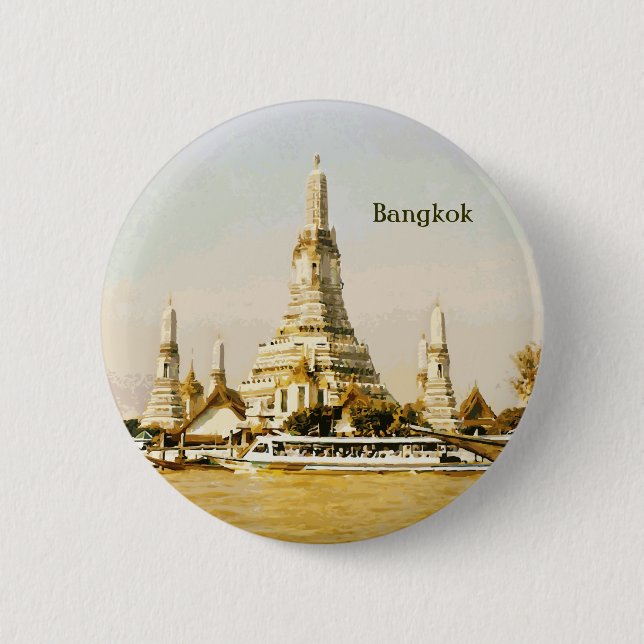 Bangkok, Thailand 6 Cm Round Badge (Front)