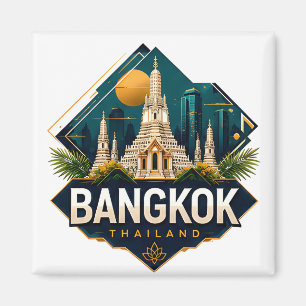 Bangkok Thailand Adventure Magnet