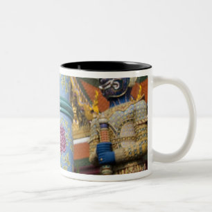 Bangkok, Thailand. Bangkok's Grand Palace 2 Two-Tone Coffee Mug