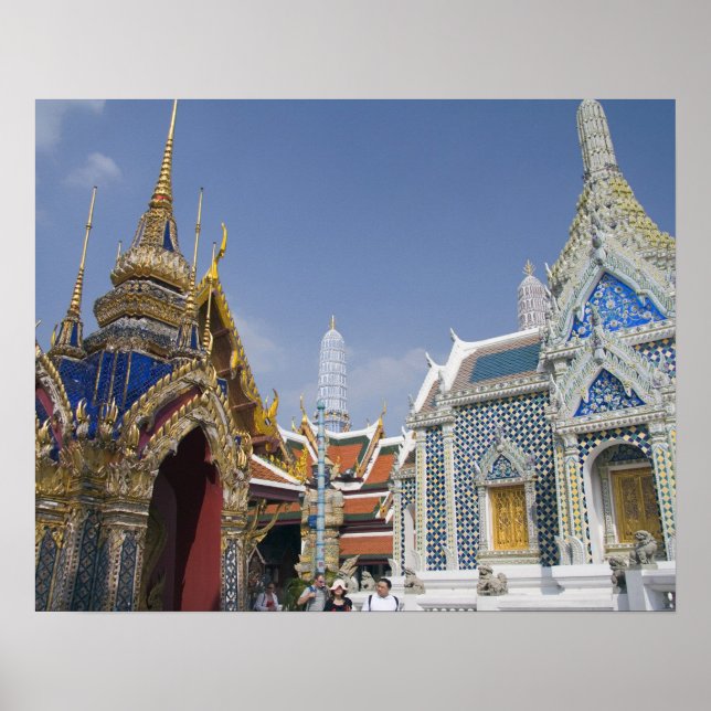 Bangkok, Thailand. Bangkok's Grand Palace Poster (Front)
