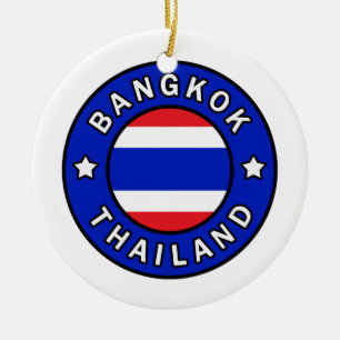 Bangkok Thailand Ceramic Tree Decoration