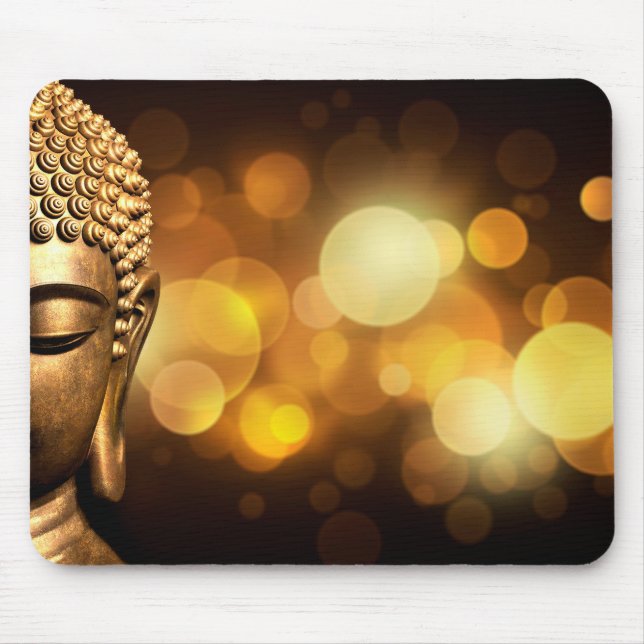 Bangkok, Thailand | Gold Buddha Mouse Mat (Front)