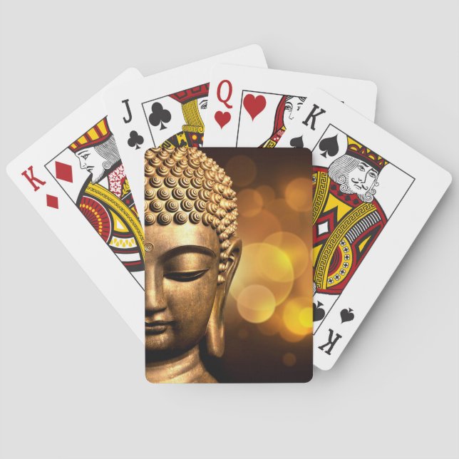 Bangkok, Thailand | Gold Buddha Playing Cards (Back)