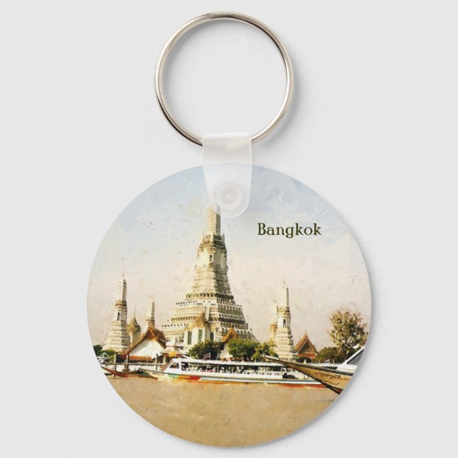 Bangkok, Thailand Key Ring (Front)