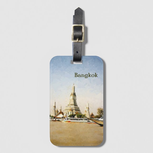 Bangkok, Thailand Luggage Tag (Front Vertical)