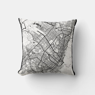 Bangkok Thailand Map Cushion