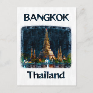 Bangkok, Thailand, Postcard