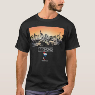 bangkok thailand Skyline Vacation Souvenir city Lo T-Shirt