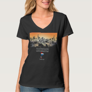bangkok thailand Skyline Vacation Souvenir city T-Shirt