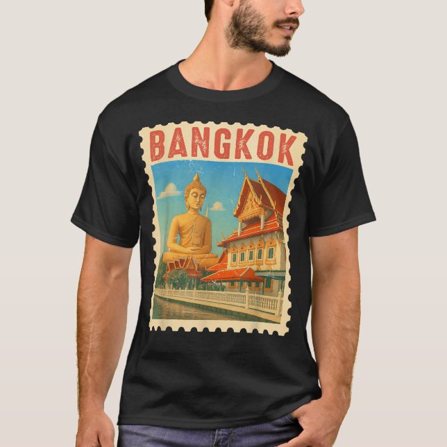 Bangkok Thailand Travel Souvenir Buddha Thailand  T-Shirt (Front)