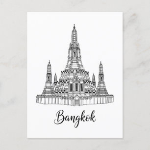 Bangkok Thailand Wat Arun  Postcard