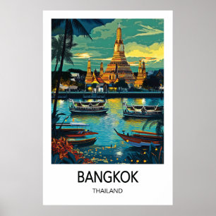 Bangkok Travel Poster