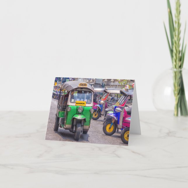 Bangkok tuk tuk card (Front)