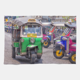 Bangkok tuk tuk, Thailand Tea Towel