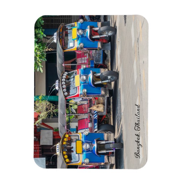 Bangkok Tuk Tuks Magnet (Vertical)