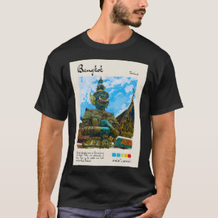 Bangkok Vintage Watercolour Travel T-Shirt