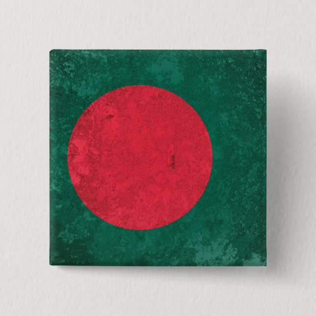 Bangladesh 15 Cm Square Badge (Front)