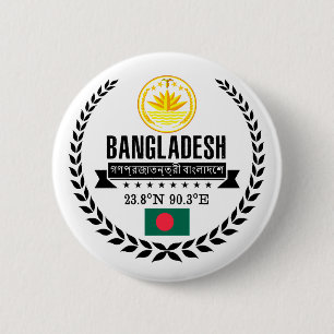 Bangladesh 6 Cm Round Badge