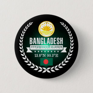 Bangladesh 6 Cm Round Badge