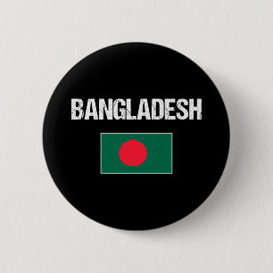 Bangladesh 6 cm round badge