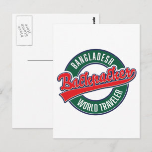 Bangladesh backpacker world traveller postcard