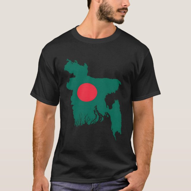 Bangladesh Bangladesh Map T-Shirt (Front)