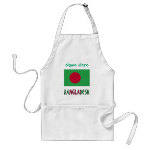 Bangladesh Bangladeshi Flag Green Personalised  Standard Apron