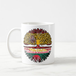 Bangladesh Bangladeshi Spain Spanish Tree Roots Coffee Mug