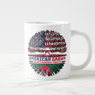 Bangladesh Bangladeshi US American USA United Large Coffee Mug