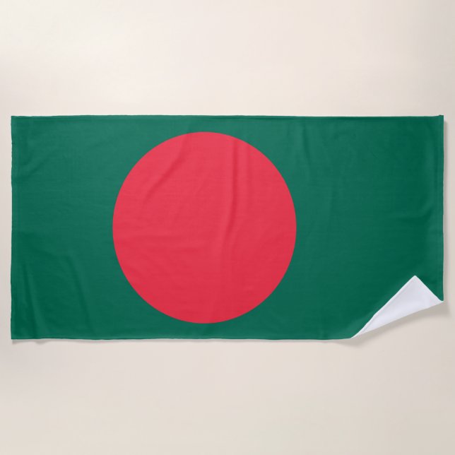 Bangladesh Beach Towel (Front)