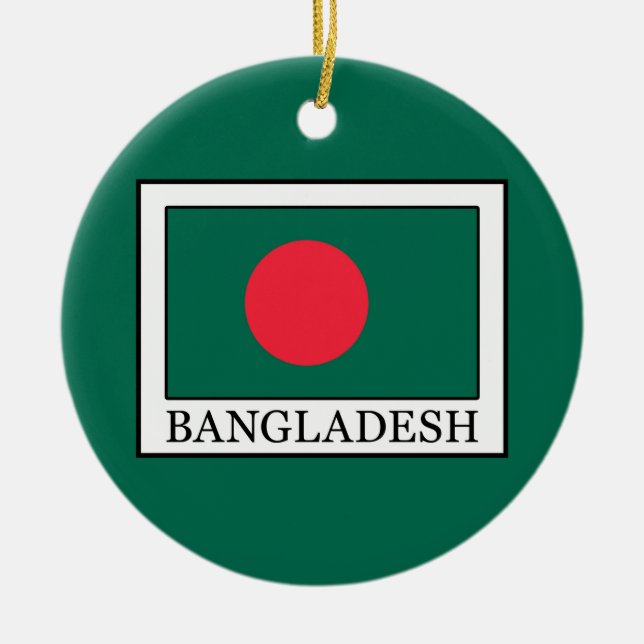 Bangladesh Ceramic Tree Decoration (Front)
