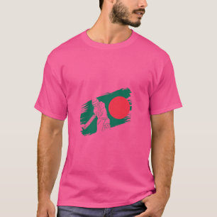 Bangladesh Cricket Fan Funny Cricket Lover Gift T-Shirt