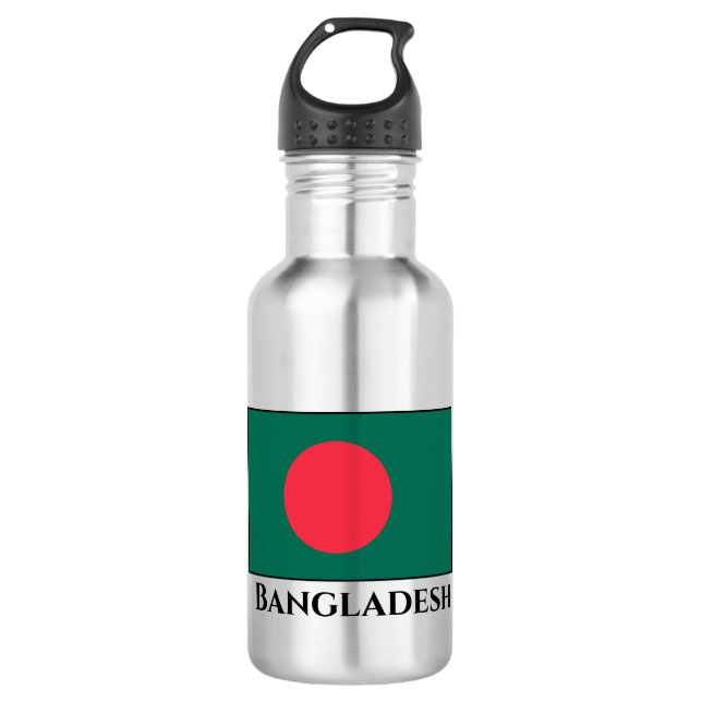 Bangladesh Flag 532 Ml Water Bottle (Front)