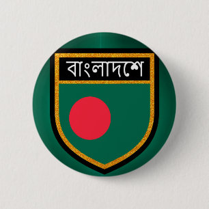 Bangladesh Flag 6 Cm Round Badge